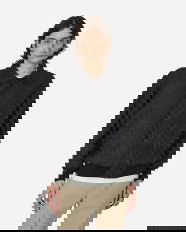 Bomber bunda Maison Margiela Cropped Silk Jacket Čierna | S50AM0593 900, 0