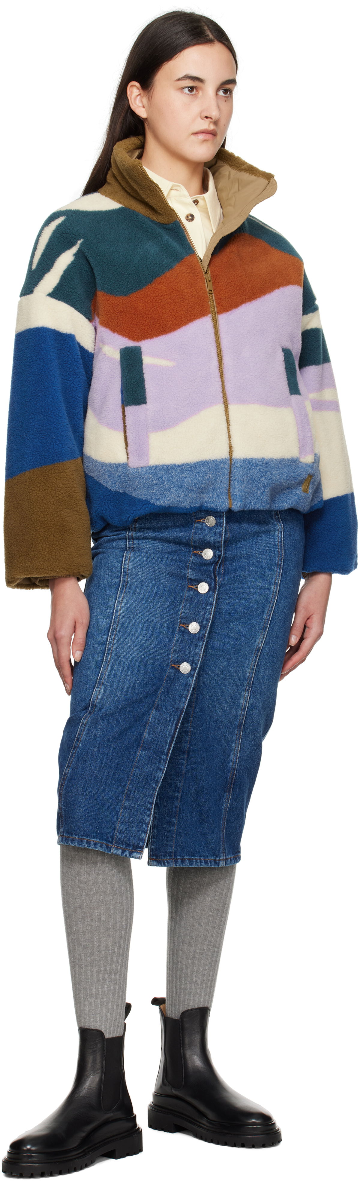 Angolo Fleece Zip-Up Jacket