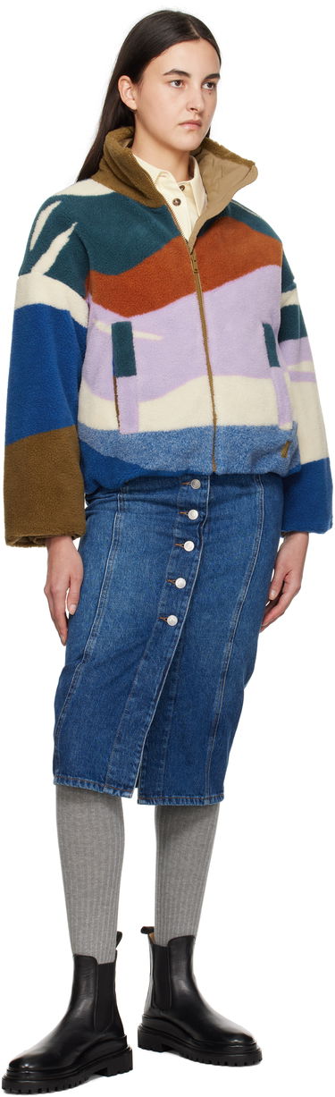 Bunda Max Mara Angolo Fleece Zip-Up Jacket Rôznofarebný | 2425906012600 MM13183, 3