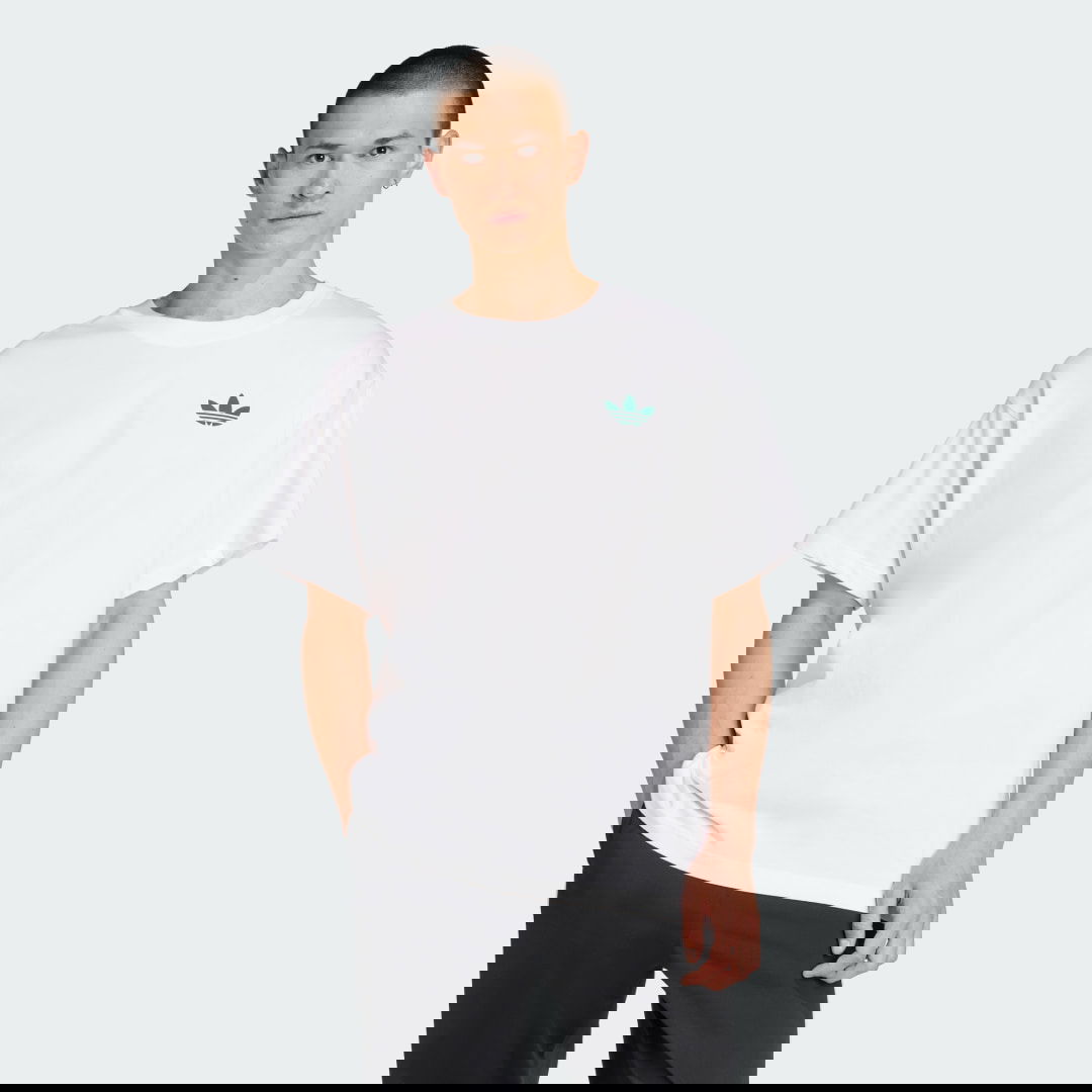 Tričko adidas Performance Oversize Sport Club Graphic Tee Biela | KF2584, 0
