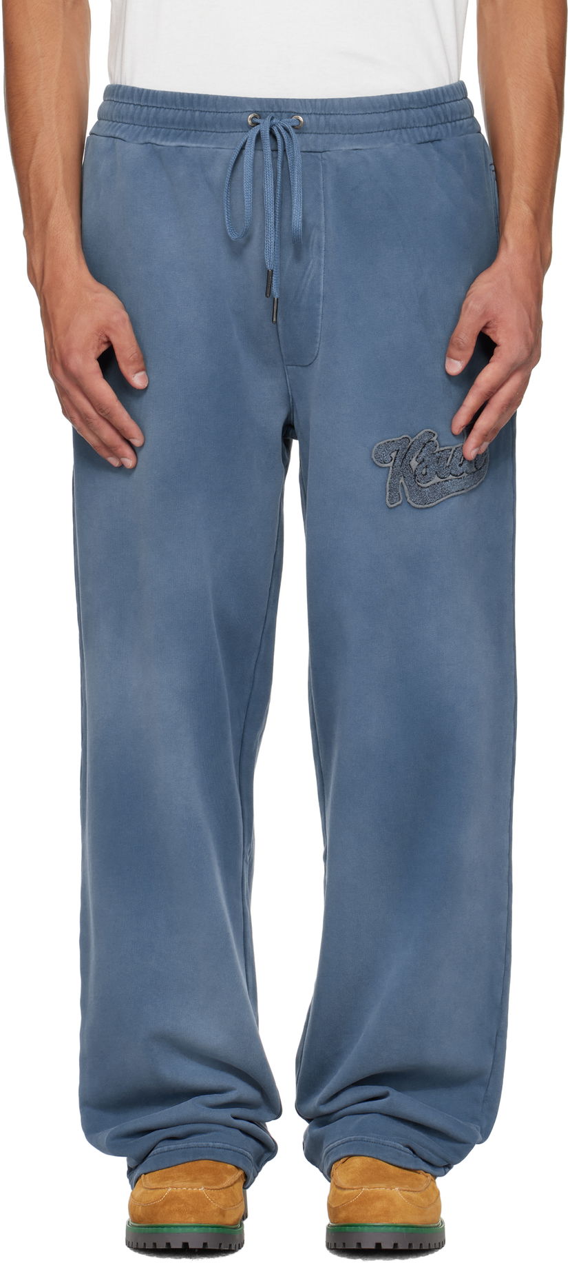 Tepláky Ksubi Ksubi Ace Synthesis Track Sweatpants Modrá | MFA25PA002