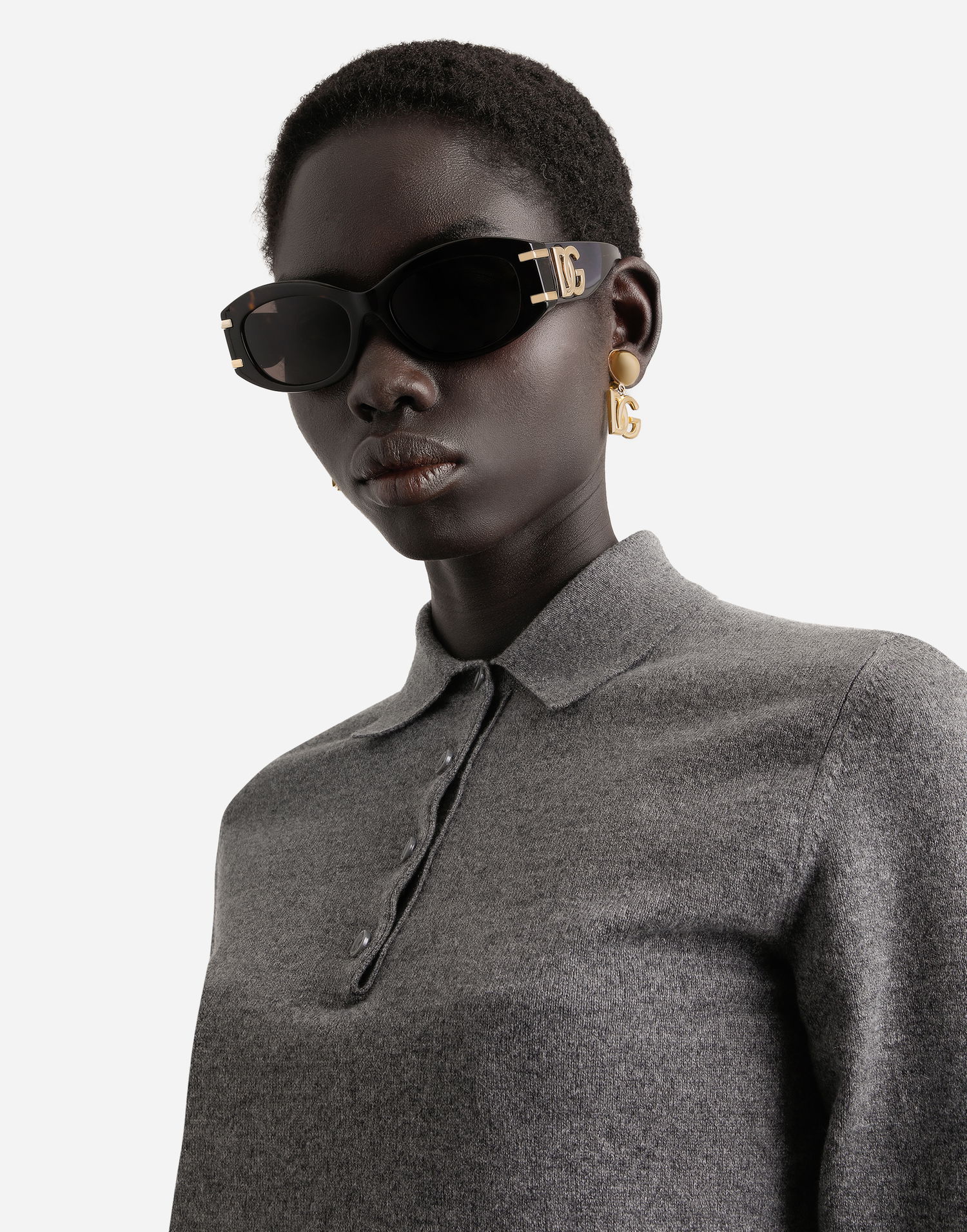 Slnečné okuliare Dolce & Gabbana Dolce & Gabbana DG Griffe Oval Sunglasses Hnedá | VG4502VP2739V000, 1