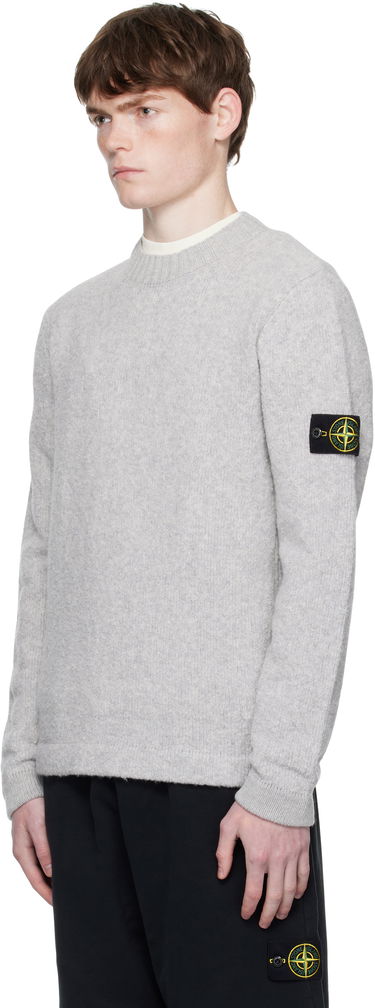 Sveter Stone Island Fancy Yarn Sweater Šedá | K2S15 5100056 S00N2, 3