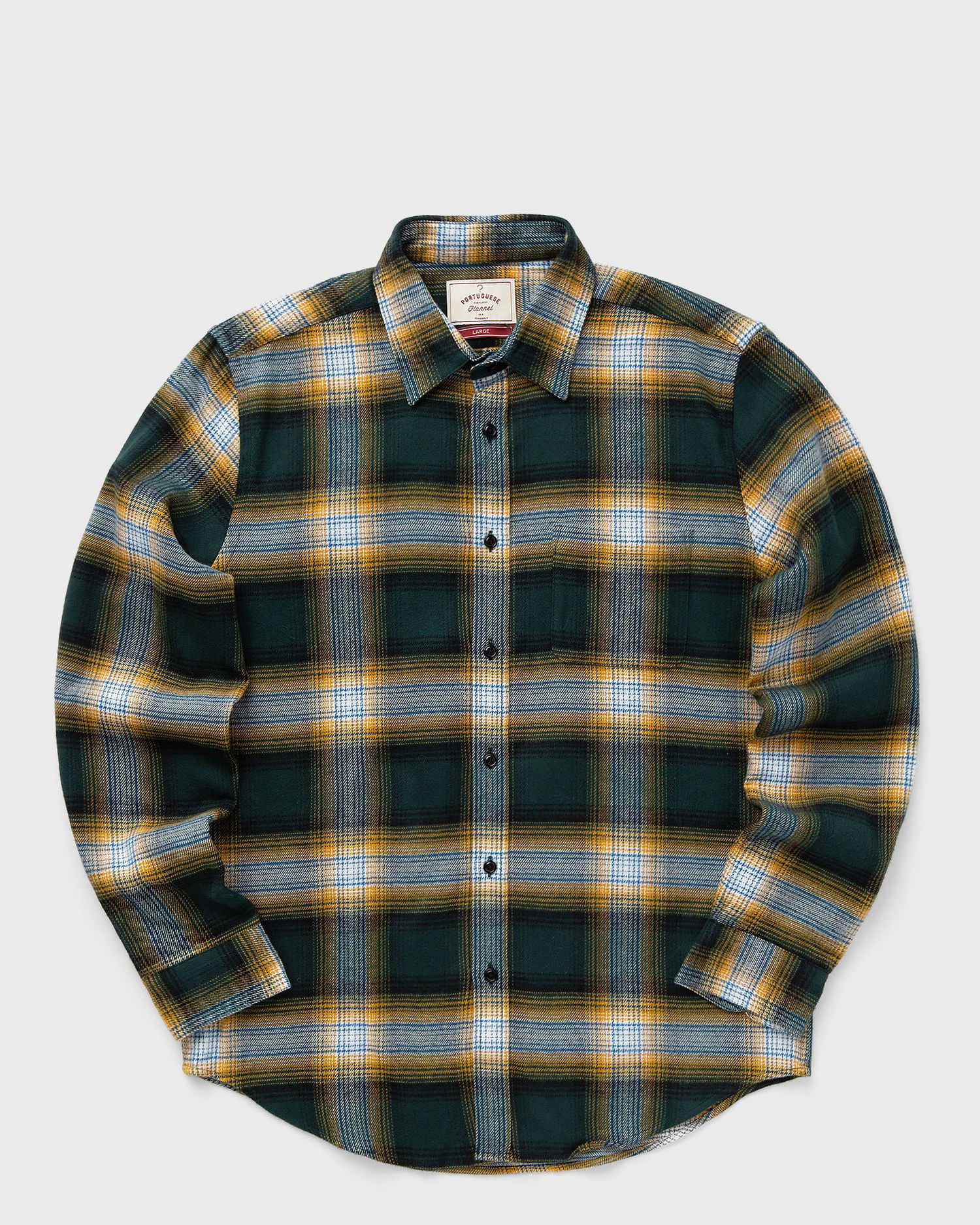 Košeľa Portuguese Flannel Flannel Shirt Longsleeve Zelené | AW24.055.LOUSA, 0