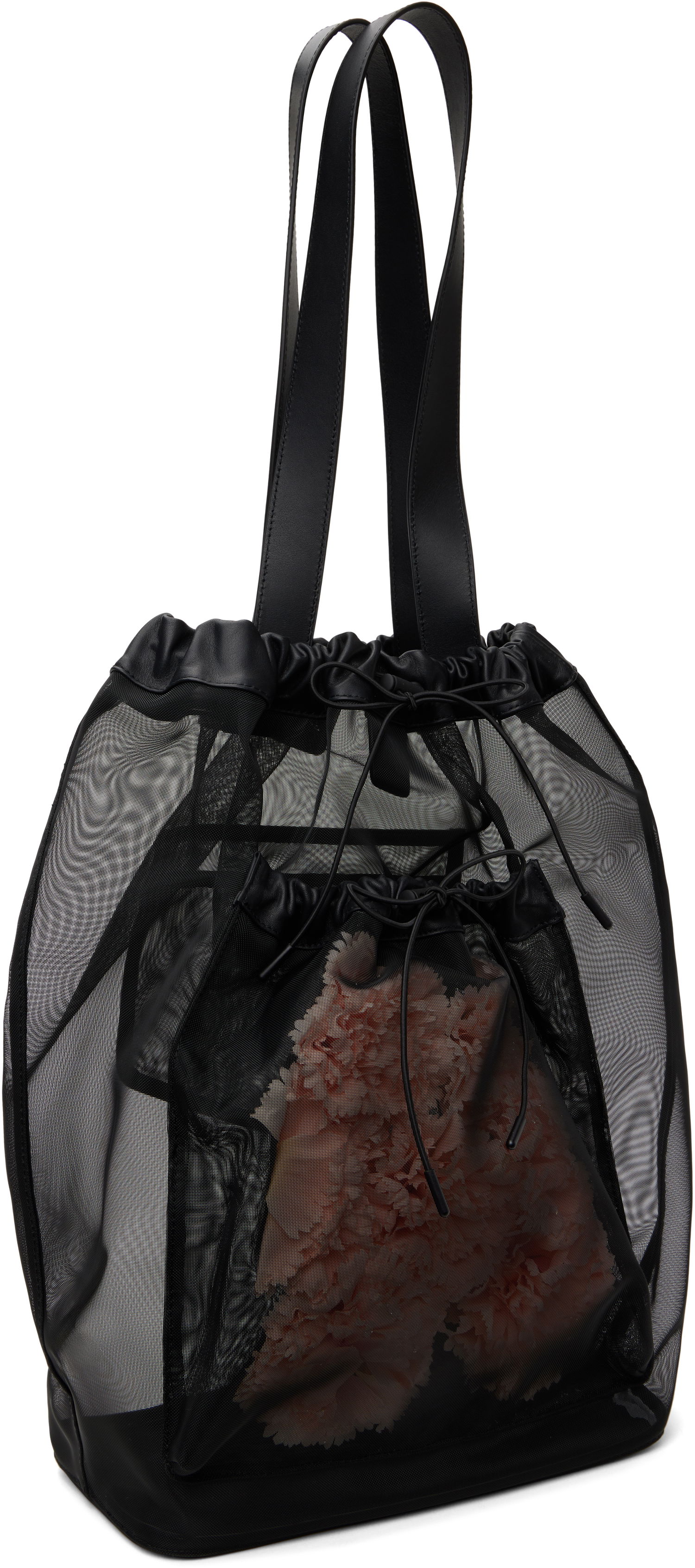 Tote bag Simone Rocha Simone Rocha Carnation Pocket Tote Čierna | BAG191F 0805, 1