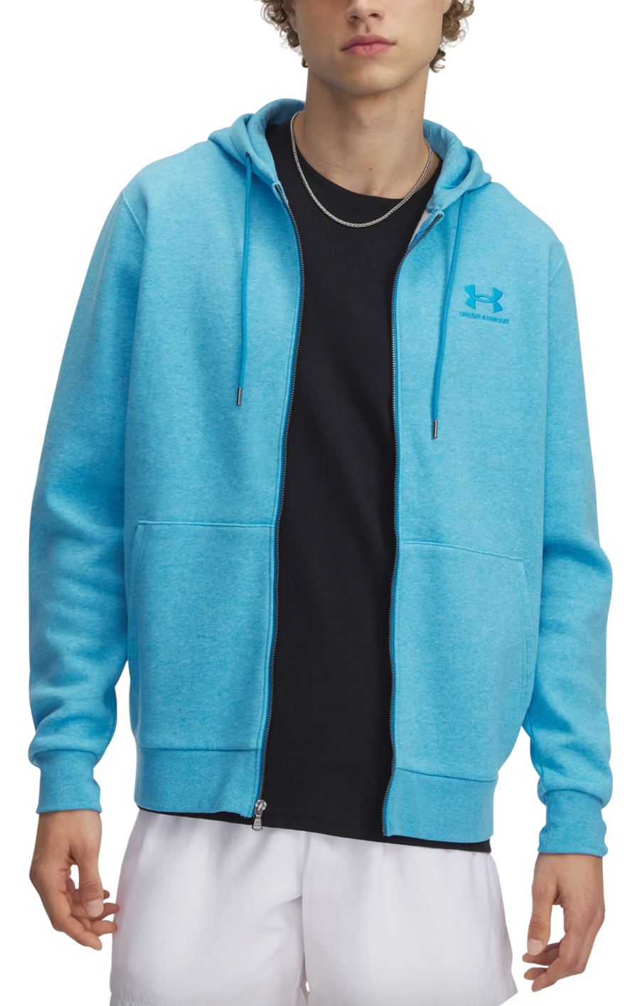 Mikina Under Armour Icon Fleece Full-Zip Hoodie Tyrkysová | 1373881-452, 0