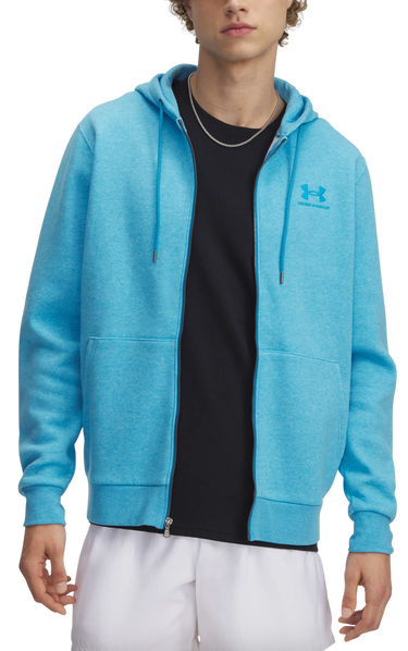 Mikina Under Armour Icon Fleece Full-Zip Hoodie Tyrkysová | 1373881-452, 0
