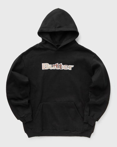 Mikina Butter Goods Logo Camo Applique Pullover Hood Čierna | P18297, 0