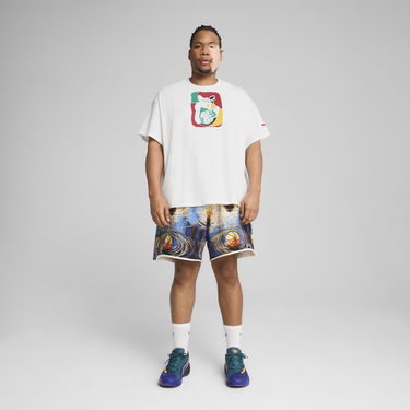 Tričko Puma Dylan Exhibit Basketball T-Shirt Biela | 630673_01, 5