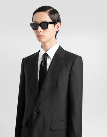 Súprava Dolce & Gabbana Dolce & Gabbana Deconstructed Single-Breasted Silk Suit Čierna | GK01ZTFU1NHN0000, 3