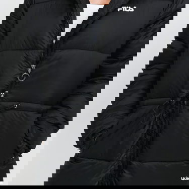 Prešívaná bunda FILA Long Hooded Puffer Jacket Čierna | 688932 002, 3
