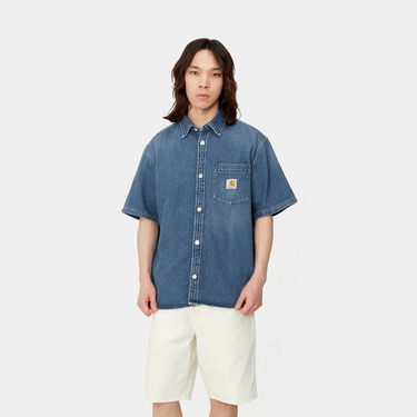 Košeľa Carhartt WIP S/S Ody Shirt Modrá | I033347_01_4L, 0