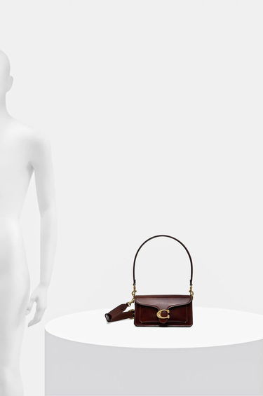 Taška cez rameno Coach Tabby Shoulder Bag Hnedá | CW632, 5