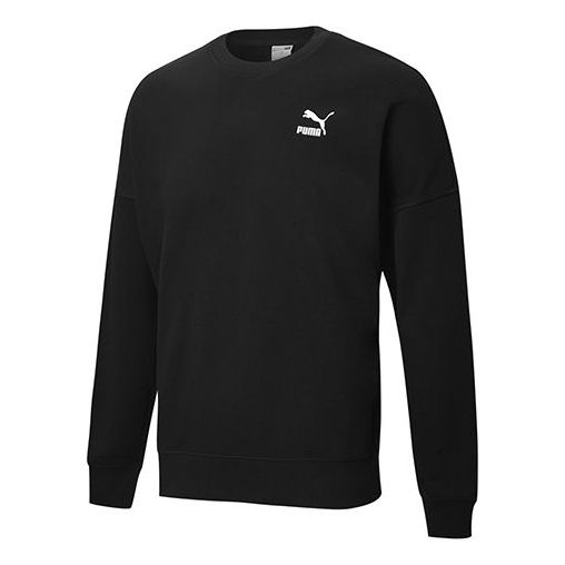 Sveter Puma Unisex Round-Neck Sweatshirt Čierna | 530692-01