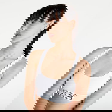 Podprsenka CALVIN KLEIN Bralette Reimagined Heritage Biela | QF6768E 100, 0