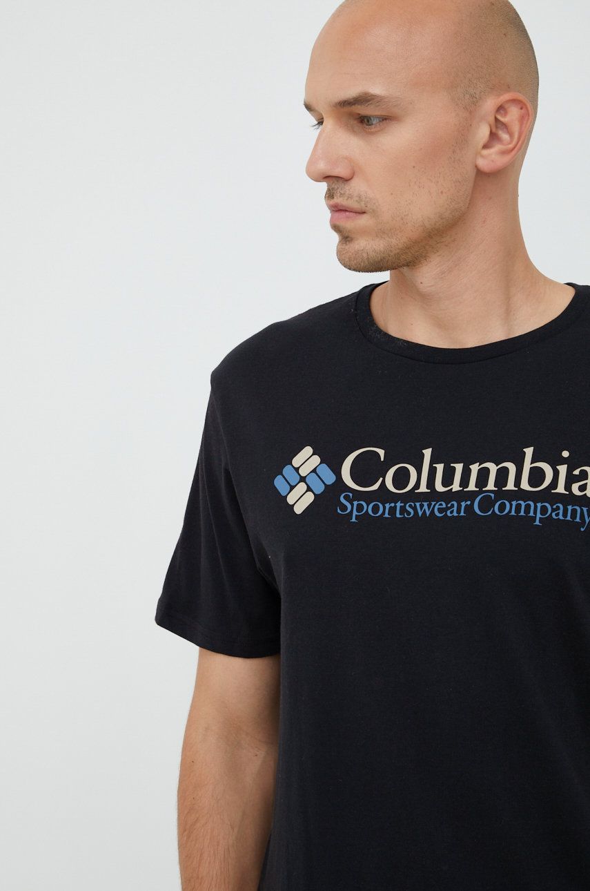 Tričko Columbia T-shirt Čierna | 1680053, 0