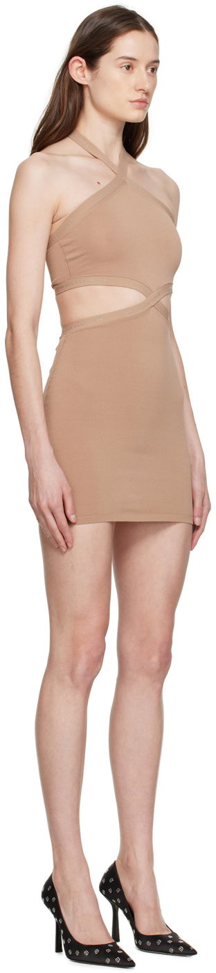 Šaty Alexander Wang Alexander Wang Halter Mini Dress Béžová | 4KC1236038, 1