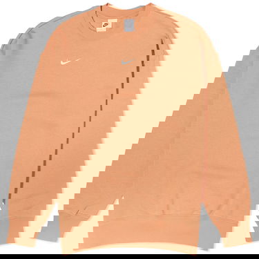 Mikina Nike Phoenix Fleece Crew Sweat "Amber Brown & Sail" Oranžová | DQ5733-225, 0