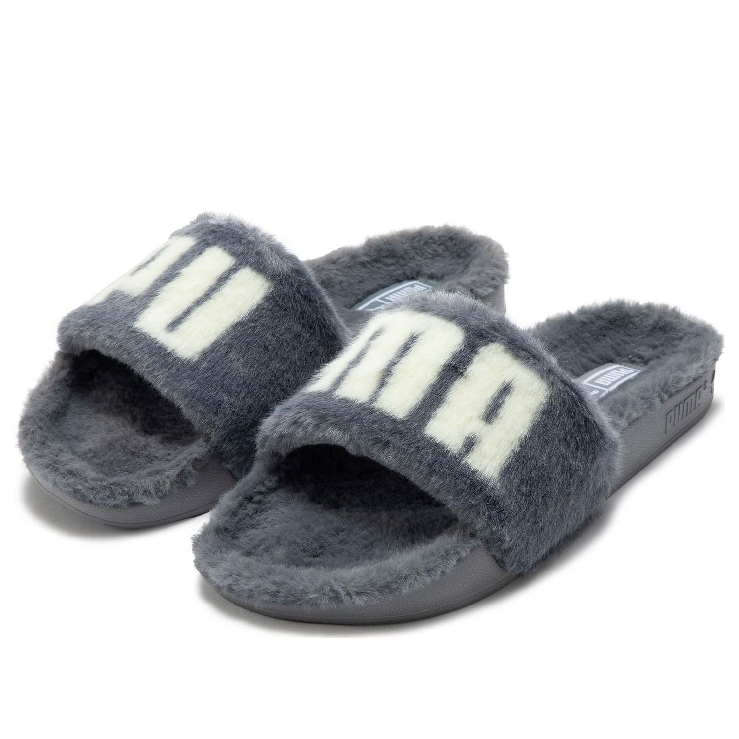 Tenisky a topánky Puma Leadcat 2.0 Fuzz Slides Šedá | 387313-10, 0