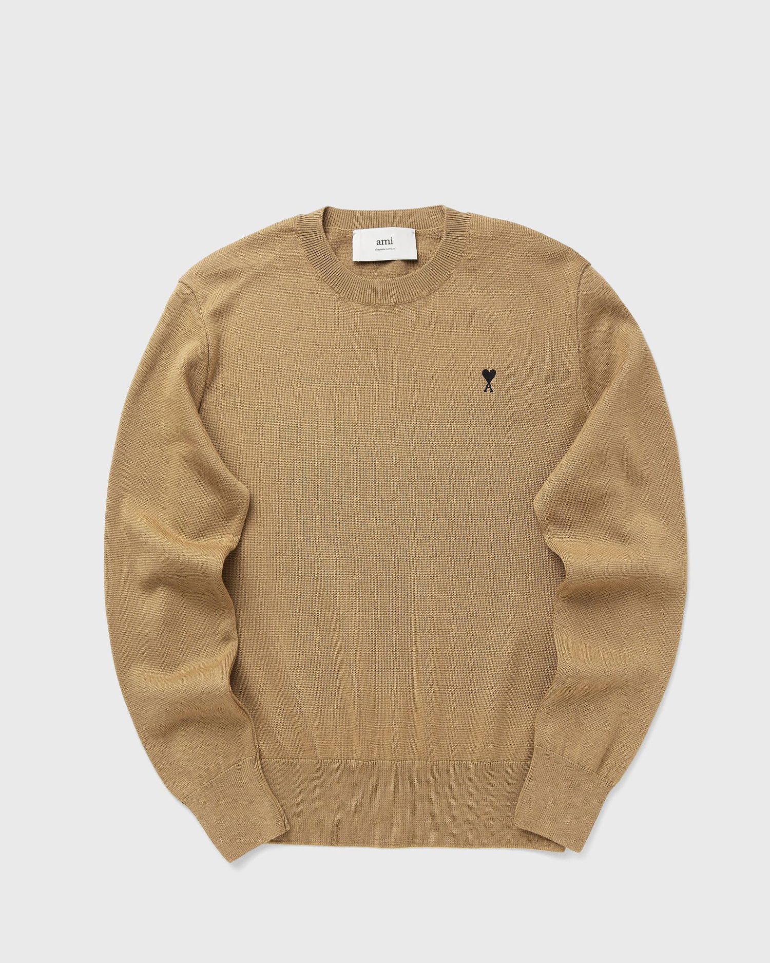 Sveter AMI AMI De Coeur Crewneck Sweater Béžová | HKS826.001-288, 1