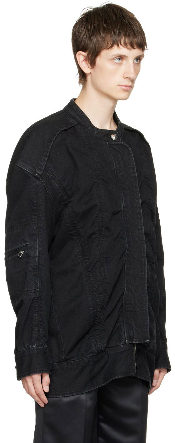 Bunda We11done We11done Bomber Denim Jacket Čierna | WD-DJ3-21-331-U-BK, 1