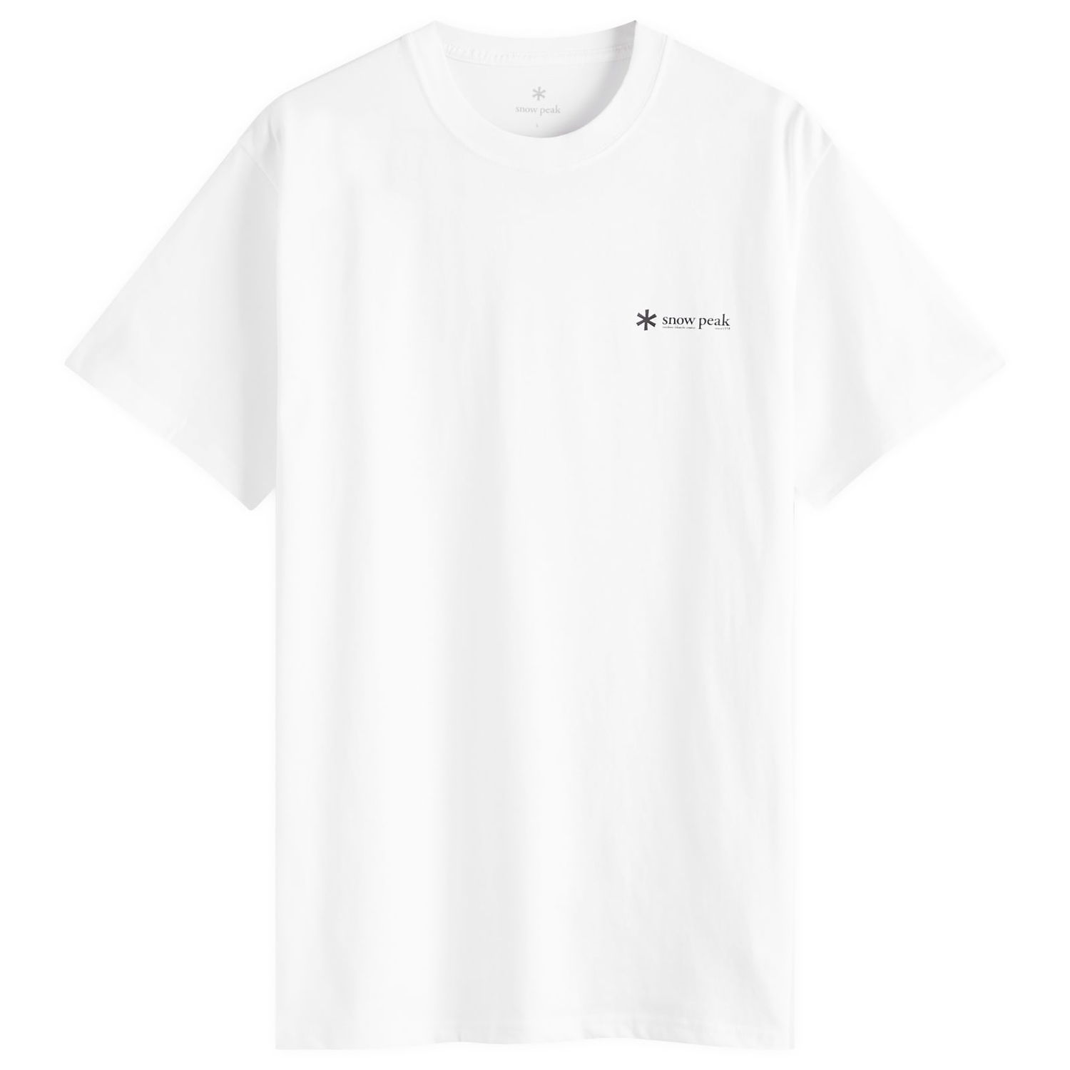 Tričko Snow Peak Logo T-Shirt, Size Large Biela | TS-25SU101-WH, 1