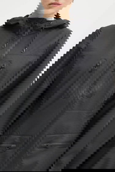 Pláštenka Rains Cargo Curve Jacket W3 Čierna | 12050.01, 3