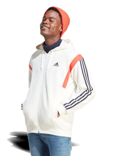 Mikina adidas Originals Colourblock Full-Zip Biela | IP2235