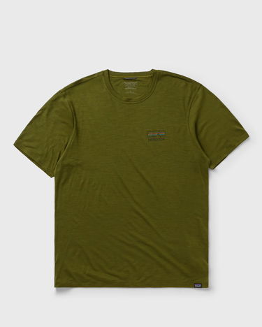 Tričko Patagonia Capilene Cool Merino Blend Graphic T-Shirt Zelené | 44590-FZPN, 2