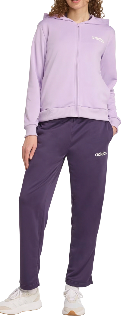 Súprava adidas Performance Sportswear Essentials Linear Full-Zip Hoodie and Pants Set Fialová | jx0527