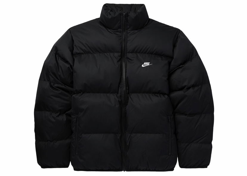Prešívaná bunda Nike Sportswear Club Puffer Jacket Čierna | FB7369-010