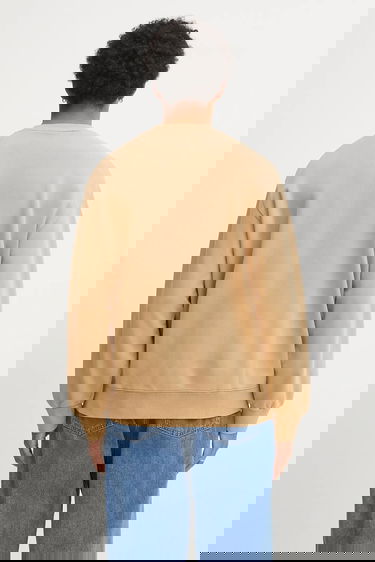 Mikina Carhartt WIP Plain Cotton Hudson Sweatshirt Béžová | I035186.07E5F, 2