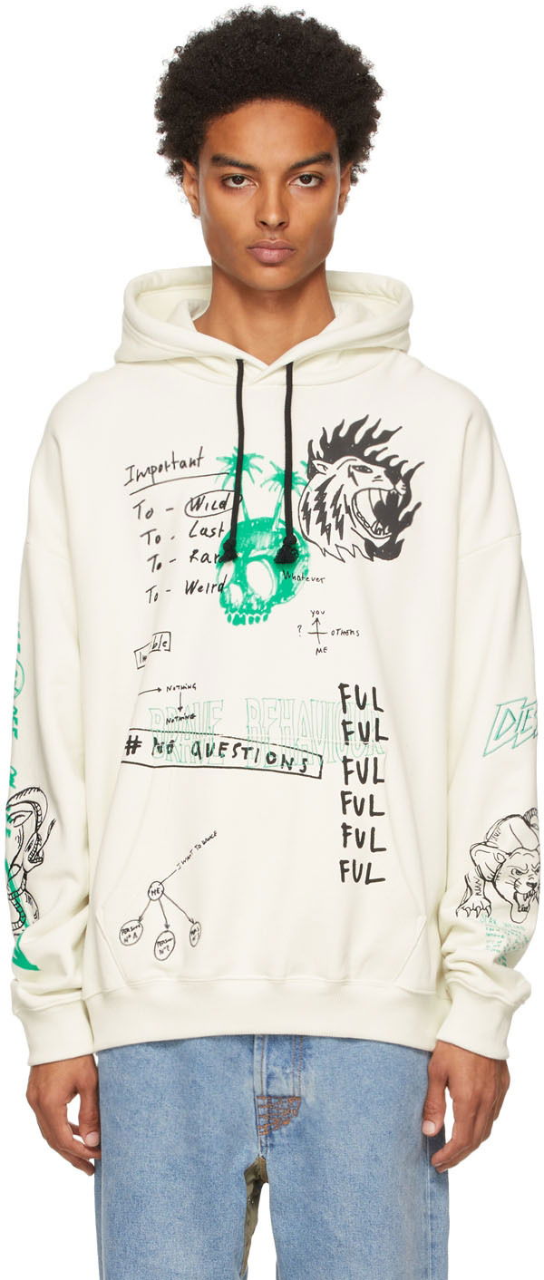 Off-White Graphic Print Hoodie