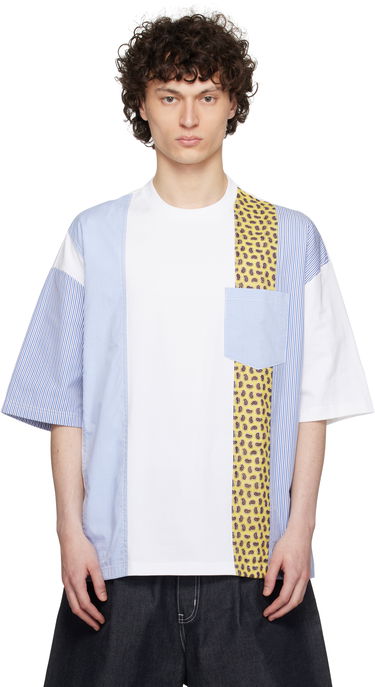 Tričko Comme des Garçons Comme des Garçons Homme Multi-Fabric T-Shirt Biela | HO-T010-051, 0