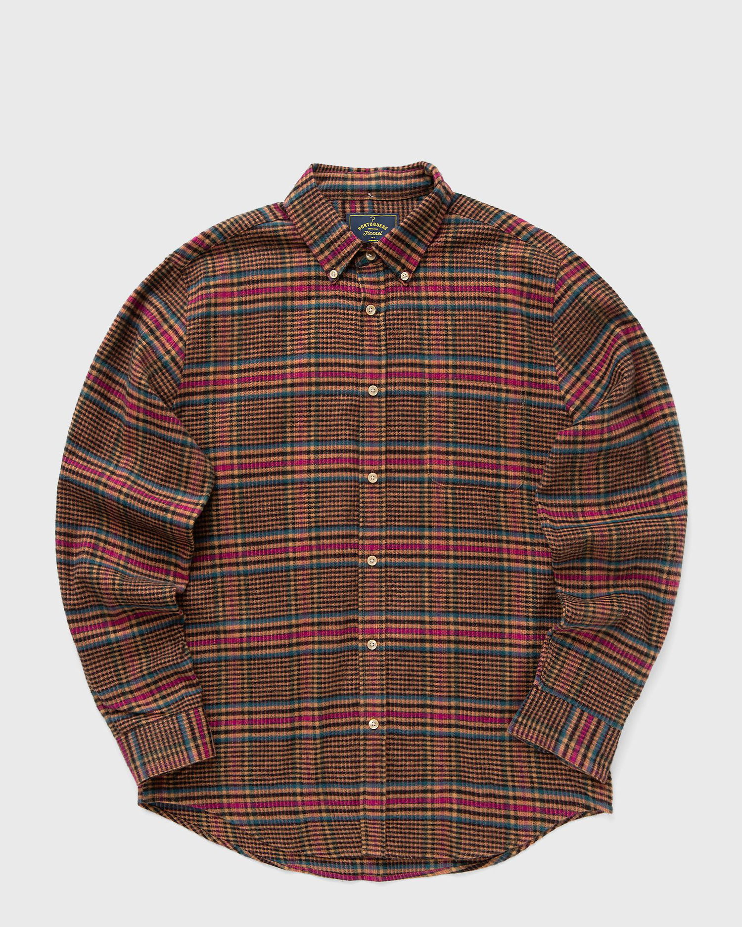 Košeľa Portuguese Flannel Flannel Long Sleeve Shirt Vínová | AW24.070.PONTE, 0