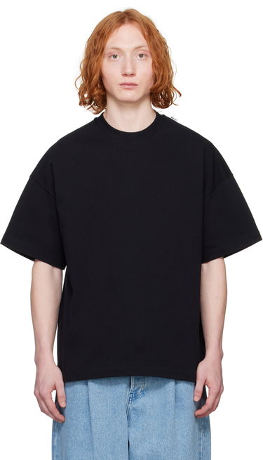 Tričko Jil Sander Jil Sander Logo Flag Shoulder T-Shirt Čierna | J22GC0195_J20244, 0