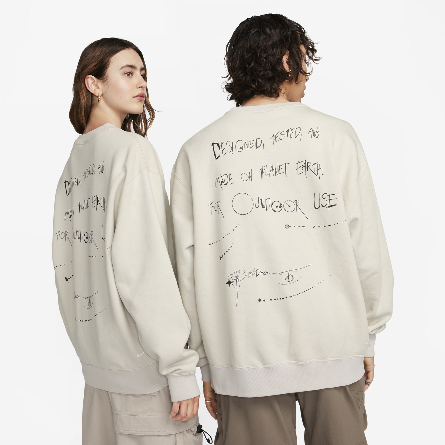 Mikina Nike ACG Therma-FIT Fleece Crew Béžová | FD8760-072, 1