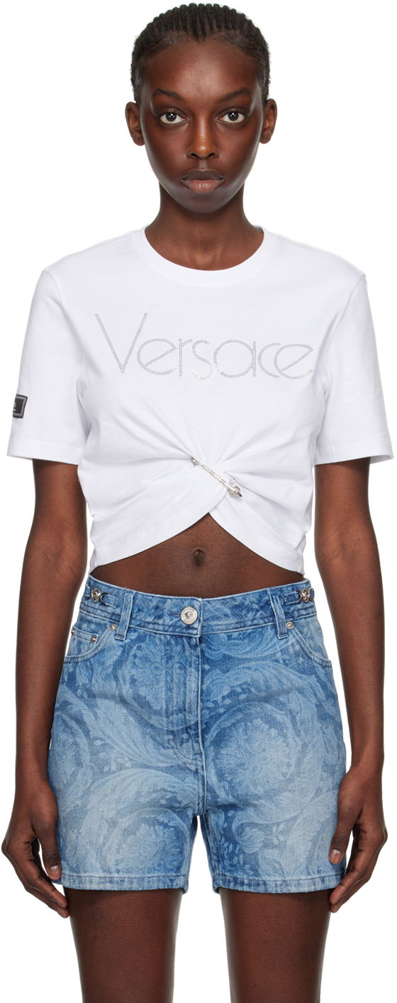 Tričko Versace White 1978 Re-Edition T-Shirt Biela | 1015303_1A10846