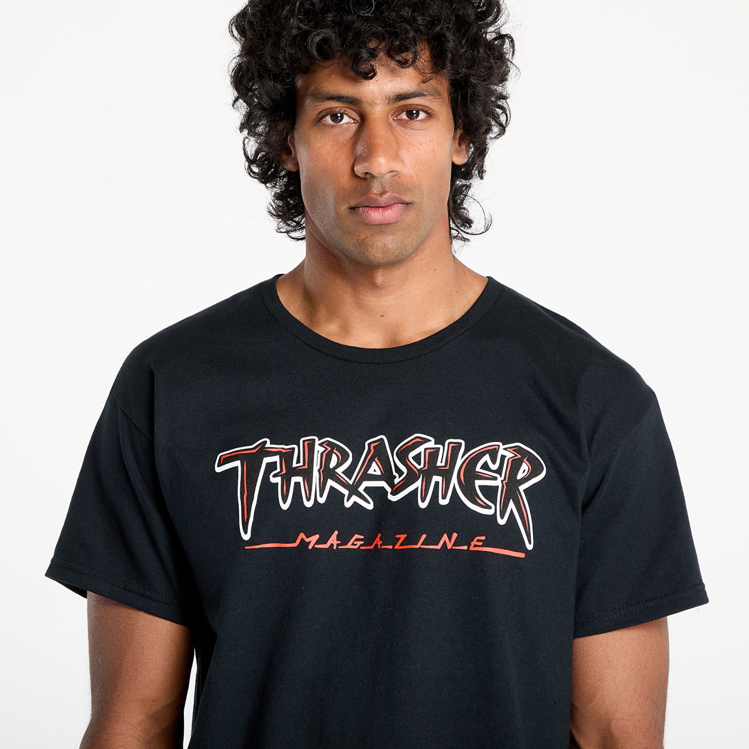 Tričko Thrasher Thrasher Slash T-Shirt Čierna | 145684, 1