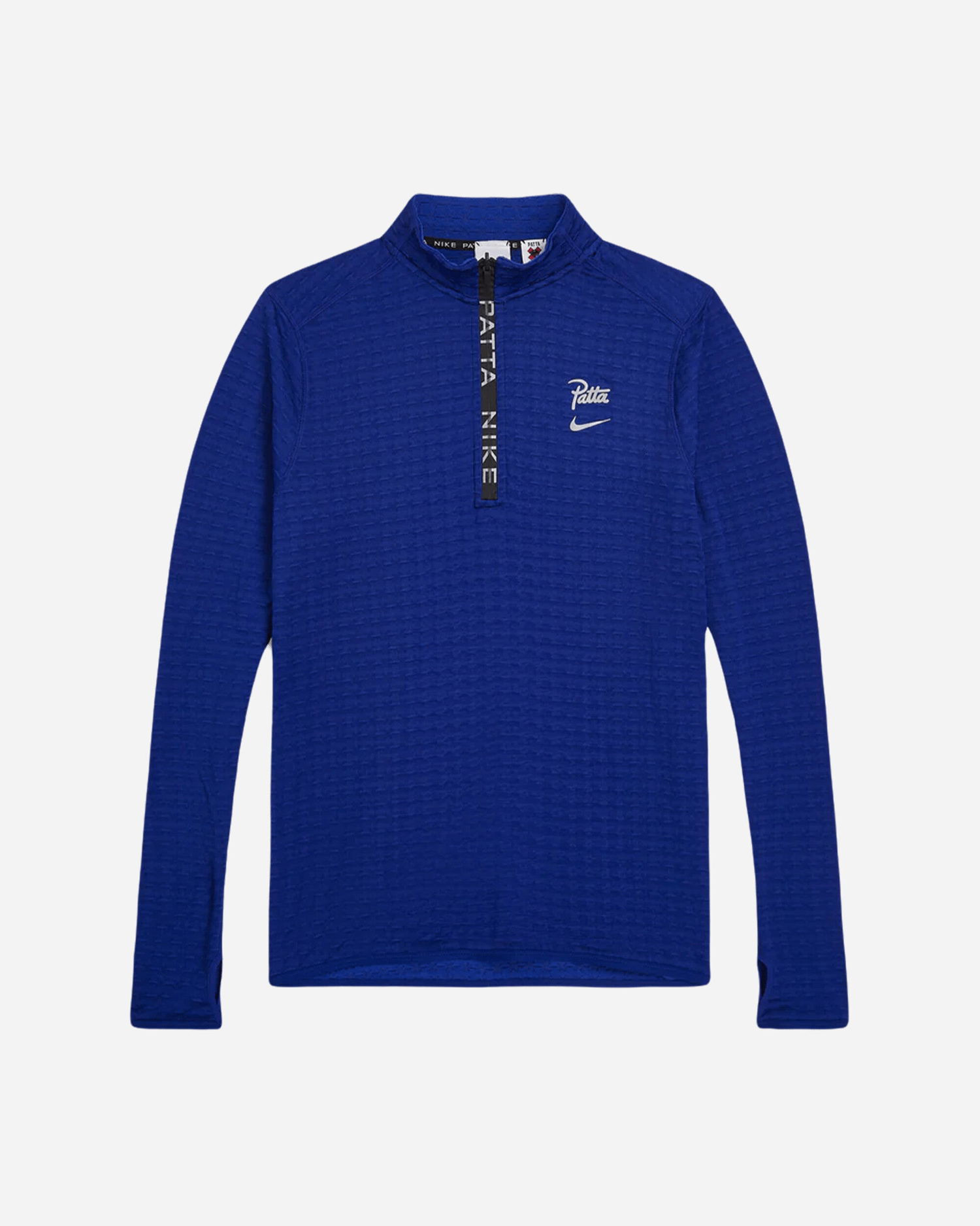 Tričko Nike Patta Running Team Half-Zip Longsleeve Deep Royal Blue Modrá | FJ3069-455, 1