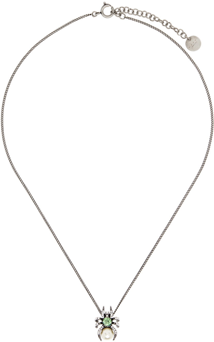 Náhrdelník Marni Silver Spider Necklace Metalická | COMV0495A0 P6525