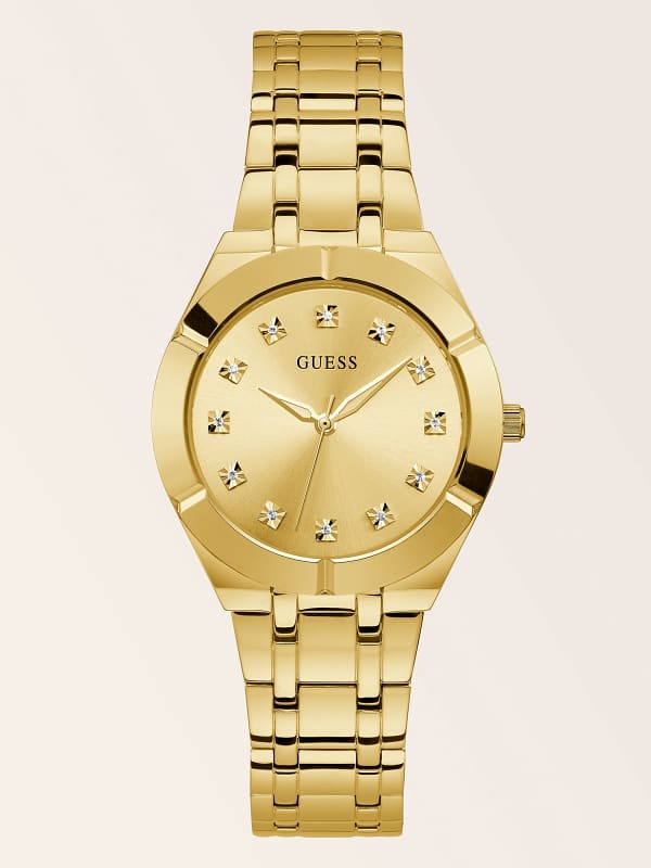 Hodinky GUESS Crystal Steel Watch Metalická | GW0114FLSWC, 0