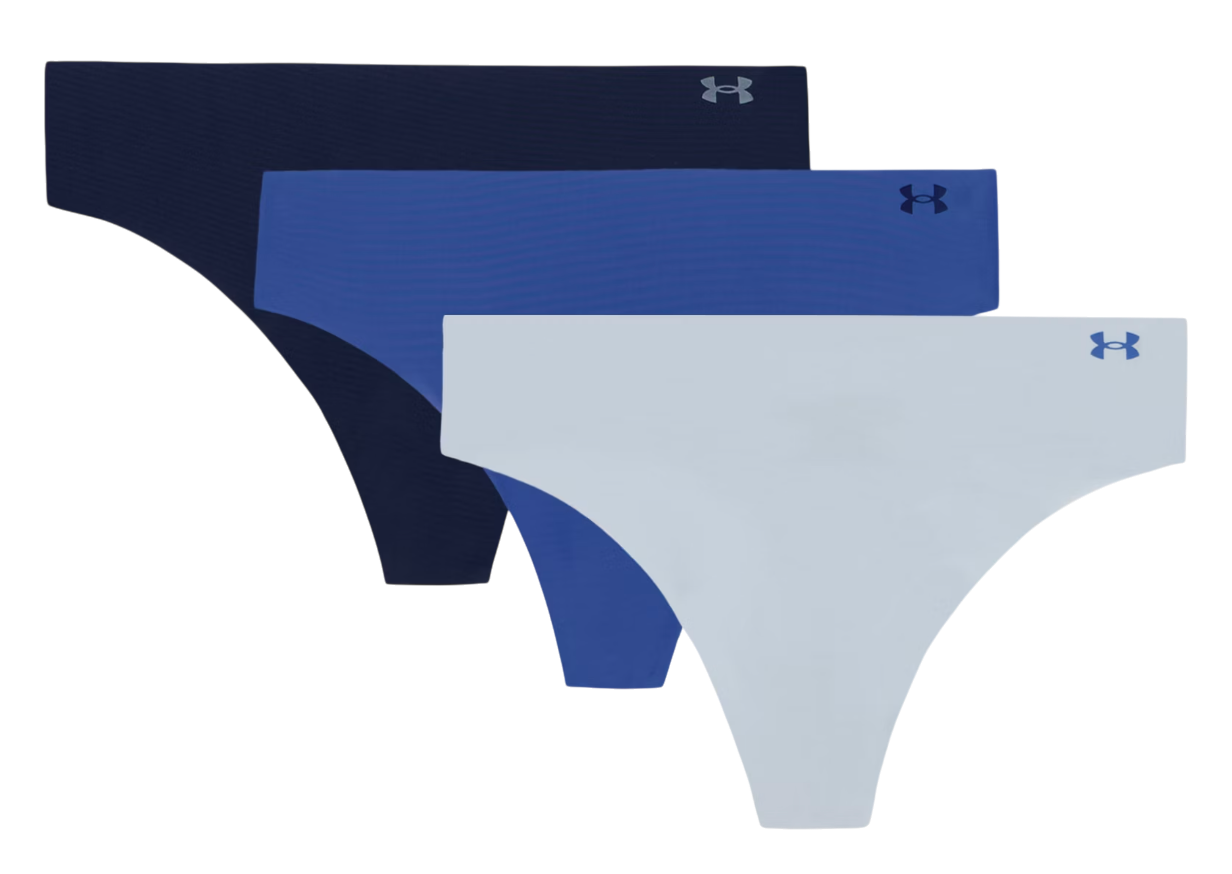 Nohavičky Under Armour Under Armour Solid 3-Pack Thong Underwear Rôznofarebný | 1383893-453, 0