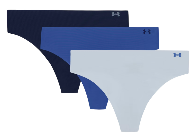 Nohavičky Under Armour Under Armour Solid 3-Pack Thong Underwear Rôznofarebný | 1383893-453