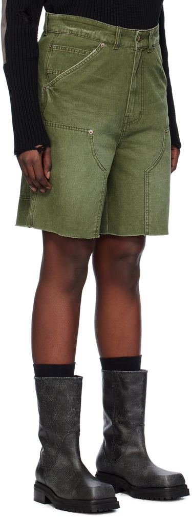 Šortky We11done Faded Denim Shorts Zelené | WD-DP0-24-379-M-KK, 1