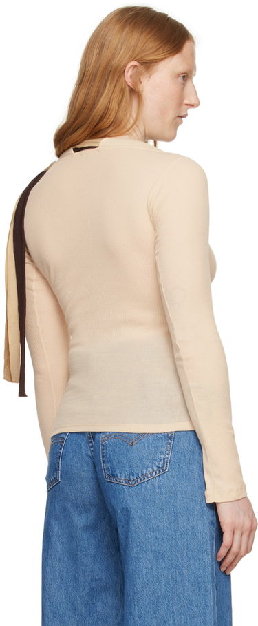Tričko Baserange Circ Long Sleeve T-Shirt Béžová | TOCIL-RB-SU24, 2