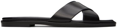 Doplnky Aeyde Aeyde Sonia Leather Crisscross Slide Sandals Čierna | A11-FS-BRNS08FL62-SS24-800-001, 0