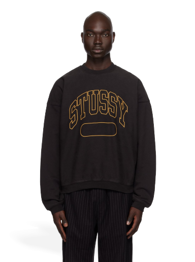 Sveter Stüssy Oversized Sweatshirt Čierna | 118536