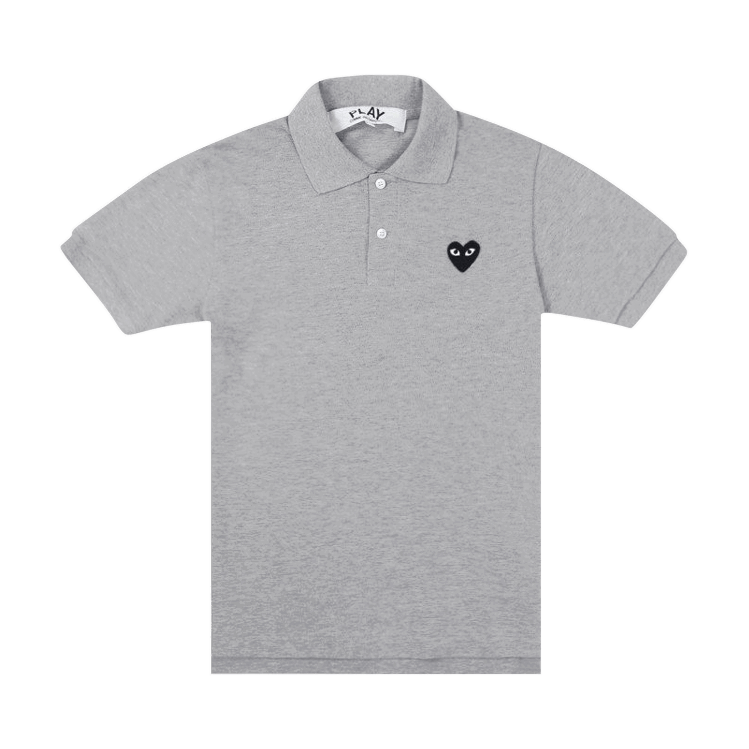 Polo tričko Comme des Garçons PLAY Black Emblem Polo Shirt Šedá | AZ T078 051 1, 0