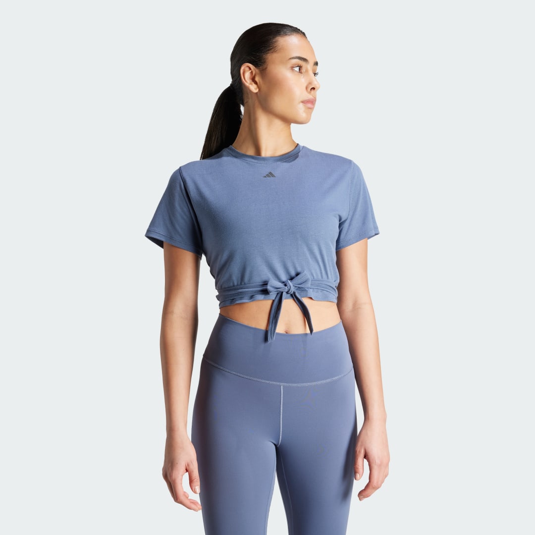 Studio Wrapped Yoga Crop Top